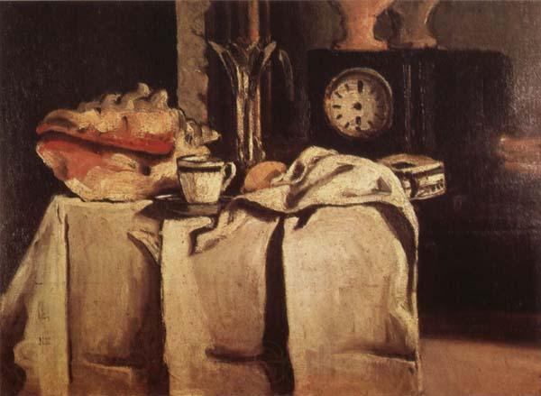 Paul Cezanne The Black Clock Spain oil painting art